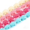 Synthetic Coral Carved Beads Strands CORA-L020-A-M01-1