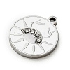 Twelve Constellations 304 Stainless Steel Enamel Pendants SA-CBAAE04-01P-03-2