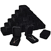 30Pcs Rectangle Velvet Big Pendant Display Boxes CON-GO0001-22-1