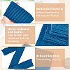 95% Cotton & 5% Elastic Fiber Ribbing Fabric for Cuffs FIND-WH0136-02A-4