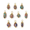 Handmade Indonesia Pendants PALLOY-JF04541-1