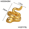 304 Stainless Steel Cuff Rings for Women STAS-OY018-13G-2