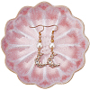 1Pc Porcelain Snack Plate AJEW-SP0006-04A-1