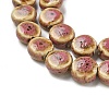 Vintage Style Glazed Porcelain Beads PORC-B002-12-3