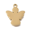 304 Stainless Steel Pendants STAS-E532-06G-1