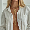 Alloy Heart Pendant CCB Plastic Cube Beaded Multilayer Lariat Necklacesfor Women WGD6FEE-05-1