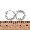 304 Stainless Steel Hoop Earrings EJEW-B142-01P-3