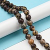 Natural Cherry Blossom Jasper Beads Strands G-C079-A02-04-2