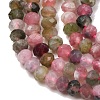 Natural Multicolor Tourmaline Beads Strands G-D110-E02-06-4