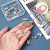 30Pcs 3 Colors 304 Stainless Steel Clip on Earring Pads STAS-SC0004-27-3