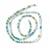 Electroplate Glass Beads Strands EGLA-S192-001A-B10-4