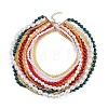 Bohemian Glass Beaded Multi Layered Necklaces for Women NJEW-K384-02A-2