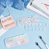 12-grid PET & Aluminum & ABS & Styrene Nail Art Decoration MRMJ-SP0001-31-4
