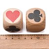 Schima Wood Poker Pattern Dice WD-XCP0001-02-3