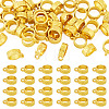 50Pcs Tibetan Style Alloy Tube Bails TIBE-TAD0001-01G-1