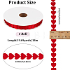 18M Heart Polyester Lace Ribbon OCOR-CY0004-11B-2