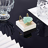 Square PU Leather Mineral Crystal Display Stands AJEW-WH0342-63-4