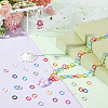   225Pcs 15 Colors SPray Painted Zinc Alloy Jump Rings FIND-H0010-91A-5