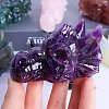 Natural Amethyst Carved Dragon Head Figurines PW-WGCF919-06-2