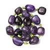 Natural Agate Beads Strands G-F825-G01-01D-3