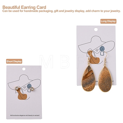 Cardboard Jewelry Display Cards CDIS-H002-01A-02-1