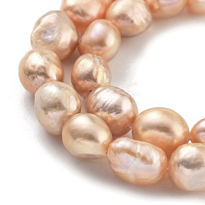 Natural Cultured Freshwater Pearl Beads Strands PEAR-P062-26E-1