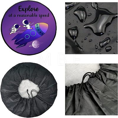 Polyester Tyre Cover AJEW-WH0224-004-1