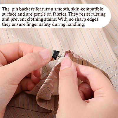 60Pcs Rubber Pin Backs FIND-YW0011-59-1