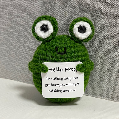 Cute Funny Positive Frog Doll PW-WG68207-01-1