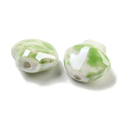 Shell Shape Handmade Porcelain Beads X1-PORC-E022-01D-1