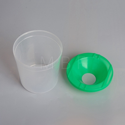 Children's No Spill Plastic Paint Cups AJEW-WH0022-33A-1