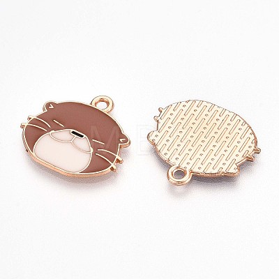 Alloy Enamel Pendants ENAM-T022-02A-02-1