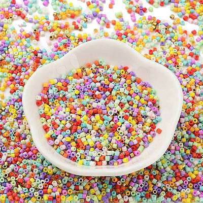 Baking Paint Glass Seed Beads SEED-S042-05B-50-1