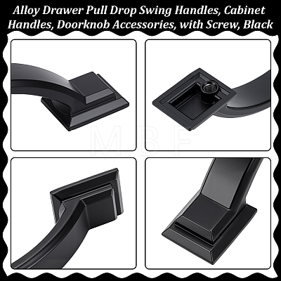 20Pcs Alloy Drawer Pull Drop Swing Handles FIND-WA0001-21-1