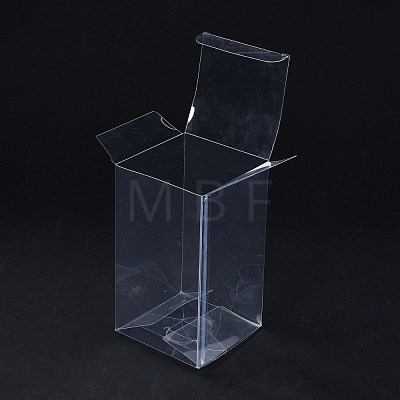 Rectangle Transparent Plastic PVC Box Gift Packaging CON-F013-01H-1