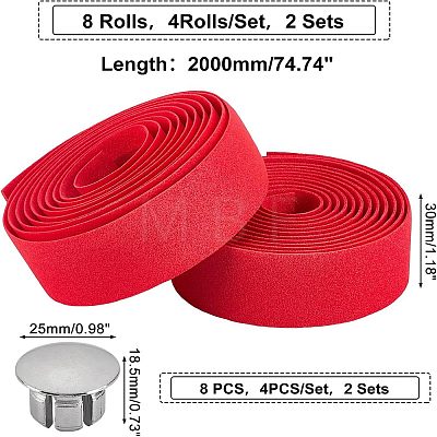 SUPERFINDING Artificial Leather Road Bike Handlebar Tapes FIND-FH0002-18-1