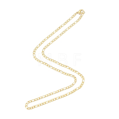 Men's 201 Stainless Steel Figaro Chains Necklace NJEW-N050-A08-3-45G-1