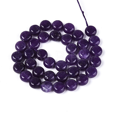 Dyed Natural White Jade Beads Strands G-T143-16A-1