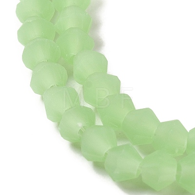 Imitation Jade Frosted Glass Bead Strands X1-GLAA-F029-JM4mm-B01-1