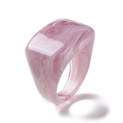 Resin Finger Rings RJEW-Z007-01I-1