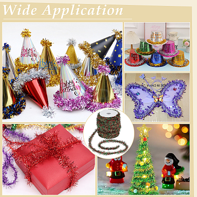 50M Shiny Tinsel Hanging Garland SRIB-WR0001-14C-1