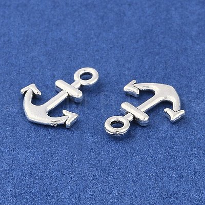 Tibetan Style Alloy Charms TIBEP-S297-14AS-RS-1