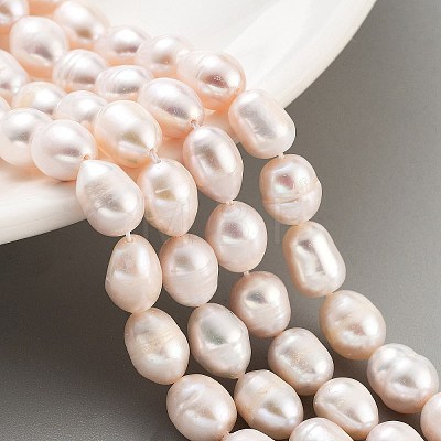 Natural Cultured Freshwater Pearl Beads Strands PEAR-P062-15C-1