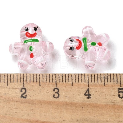 Christmas Handmade Lampwork Beads Strands LAMP-M021-02C-1