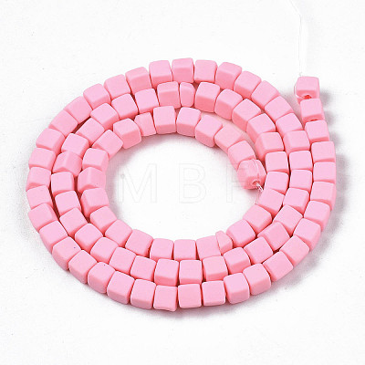 Handmade Polymer Clay Beads Strands X-CLAY-N008-061-08-1