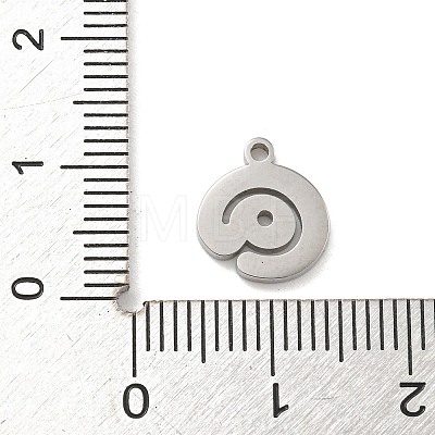 304 Stainless Steel Pendants STAS-M069-02C-P-1