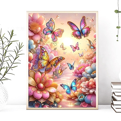 Butterfly Diamond Picture for Living Room Bedroom Decorative Painting PW-WG7BB95-11-1