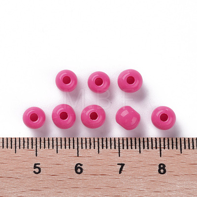 Opaque Acrylic Beads MACR-S370-C6mm-A13-1