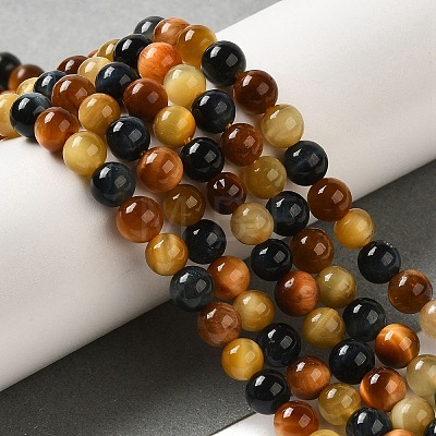 Natural Tiger Eye Beads Strands G-D083-A02-03-1