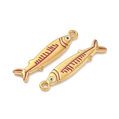 304 Stainless Steel Enamel Pendants STAS-L316-23G-01-1